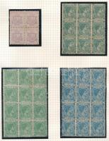 Kuba 4 klf klasszikus bélyeg összefüggésben, albumlapon