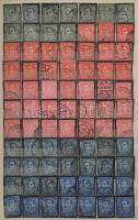 Jugoszlávia 1919-1934 1.232 db bélyeg 8 lapos, A/4-es berakóban