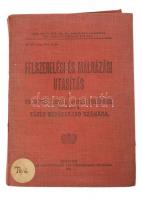 Felszerelési és málházási utasítás a fogatlolt, lovas és hegyi tüzérség, valamint a tüzér mérőszázad számára. A-E. A.: Emberfelszerelés.; B.: Lófelszerelés és málházás.; C.: Lövegek és különleges járművek felszerelése és málházása.; D. : Járművek felszerelése és málházása.; E.: Egyéb. Bp., 1936., Stádium, 6 p.; 2+65 p.; 2+30 p.; 2+205 p.; 2+45 p.; 2+79 p. Kiadói egészvászon-kötések, kiadói vászontokban, a vászontok elején lévő tartalomjegyzékből 2 lap kijár.  "M. Kir. "Gábor Áron" honv tüzérségi hadapródiskola" bélyegzéssel.