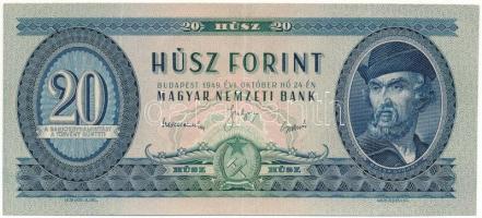 1949. 20Ft "C 412 092443" T:F, szép papír Adamo F10
