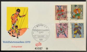 100 férőhelyes levél berakó, benne kb 70-80 német FDC, emléklap a '60-as, '70-es évekből