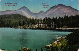 1912 Tátra, Magas-Tátra, Vysoké Tatry; Csorba-tó / Strbské pleso / Csorba-See / lake (EK)