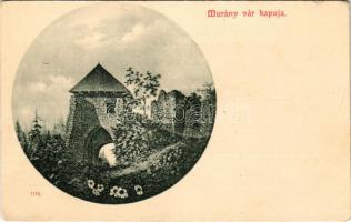 Murány, Murányalja, Podmurán, Murán; vár kapuja / castle gate (kis szakadás / small tear)