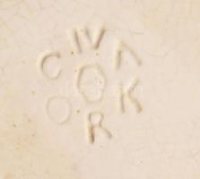 Gorka Lívia (1925-2011): Iparművészeti Vállalatos váza. Jelzett, lepattanással, m: 19 cm