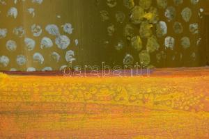 Mizser Pál (1941-2021): Hazatérők, 1977. Olaj, vászon, jelzett, hátoldalán Képcsarnok Vállalat címké...