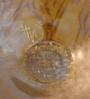 Horváth Márton (1941-2013): Díszváza "A véletlen firkái" sorozatból. cca 1980/85, irizáló ...