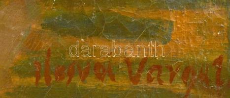 Ilosvai Varga István (1895-1978): Fiatal lány. Olaj, vászon. Jelezve jobbra lent. Javított. 110x80 c...