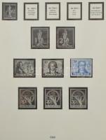 NSZK postatiszta gyűjtemény, benne néhány jó sor és darab az elejéből, 1955-1975 között teljes, falc...