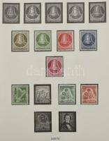 NSZK postatiszta gyűjtemény, benne néhány jó sor és darab az elejéből, 1955-1975 között teljes, falc...