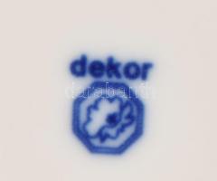 Porcelán tojásszétválasztó edény, jelzett, hibátlan, 15x7 cm