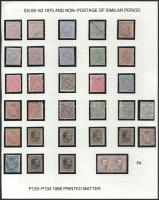 Kuba 32 db klasszikus bélyeg, albumlapon filázva