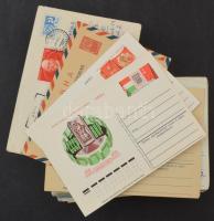 110 db, főként használatlan szovjet díjjegyes küldemény