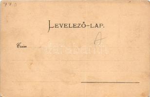 Lőcse, Levoca; A régi körfal részlete (Probstner bástya). Patz Emil kiadása / bastion tower, old cas...