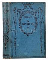 Leblanc, Maurice: A kivájt tű. Bp., 1919, Athenaeum. Kiadói szecessziós kartonált kötés, gerinc kiss...