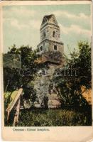 Demsus, Densus (Hunyad); Középkori ortodox templom. Kendoff A. és fia kiadása (Hátszeg) / Medieval Orthodox stone church (r)