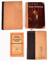 4 db könyv - Kellér Dezső: Kedves Közönség; Révész Gy. István: Fél hanggal feljebb; Ignácz Rózsa: Má...