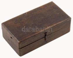 Fa súlykészlet tartó doboz 15x7,5 cm