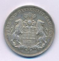 Német Államok / Hamburgi Szabad Hanza-város 1912J 3M Ag kapszulában T:XF, pici ph.
German States / ...