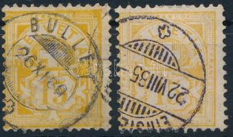 Svájc 1882 2 x Mi 56 (garancia nélkül)