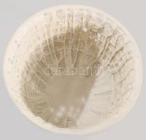 Herendi díszváza. Design: Tamás Ákos (1954-). Belül cseppkőszerűen csorgatott mintázattal, áttörések...