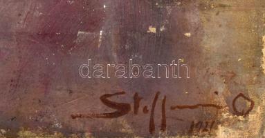 Olvashatatlan jelzéssel: Merengő, 1921. Olaj, vászon. Sérült. 60x49,5 cm