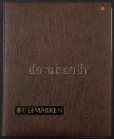 14 albumlap gyűrűs borítóban, benne vegyes külföldi bélyegek, benne NDK hibás blokkok