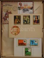 FDC és bélyegzés nélküli FDC tétel az 1960-as 70-es évekből, dobozban