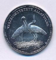 1992. 200Ft Ag "Veszélyeztetett állatvilág - Fehér gólya" kapszulában T:BU, patina
Adamo ...