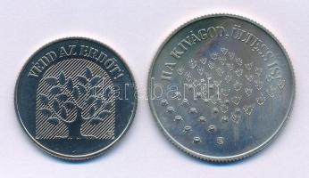 1984. 20Ft Cu-Ni "FAO - Védd az erdőt" kapszulában + 100Ft Cu-Ni "FAO - Ha kivágod, ü...