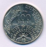 1986. 100Ft Cu-Ni-Zn "Fáy András" kapszulában T:BU Adamo EM96