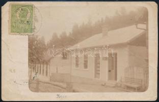 1921 Erdély, Stájerlak, fotólap, felületén törésnyomok, sarokhiánnyal, 9×14 cm