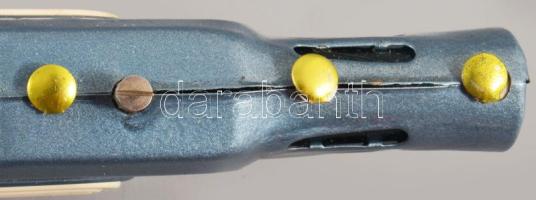 MF 601 Sparkling pisztoly lemezjáték, kovakő nélkül, eredeti sérült dobozában, 16x10 cm /// MF 601 S...