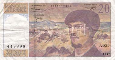Franciaország 1997 20Fr T:II