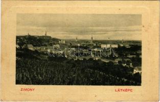 1915 Zimony, Semlin, Zemun; látkép. W.L. Bp. N. 6335. Dick Ignác kiadása / general view + "K.U.K. 2. FELDBAHNKOMPAGNIE" (fl)