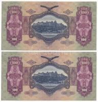1930. 100P (2x) sorszámkövetők "E 981 078679 - E 981 078680" T:XF
Adamo P17