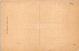 Dévény, Theben a. d. Donau, Devín (Pozsony, Bratislava); vár. Karl Mödinger kiadása / Devínsky hrad ...