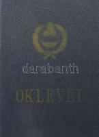 1966 Rendőrtiszti akadémia oklevele