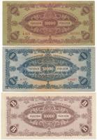 1945-1946. 10.000P + 10.000MP + 10.000BP T:F, szép papír
Adamo P23e, P29, P35