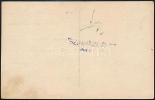 ca 1910 Péchy Erzsi (1888-1933) színésznő aláírt fotólapja