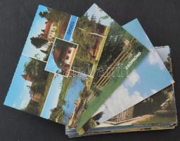 100 db MODERN magyar város képeslap / 100 MODERN Hungarian town-view postcards