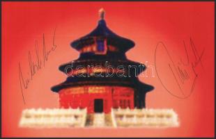 2008 Szlovák olimpikonok és sportvezetők által aláírt emléklap Pekingi Olimpia. 







2008...