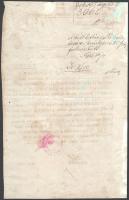 1915 Miskolci Izraelita Hitközség levele