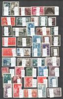 Románia 1906-1981 214 klf bélyeg, közte sorok és jobb darabok 2 db berakólapon (Michel 2004 EUR 255,...
