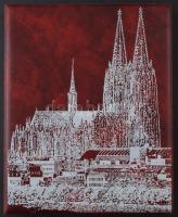 16 lapos gyűrűs levél berakó, benne kb 50-60 db német FDC, alkalmi boríték