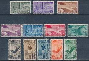 1934 Labdarúgó VB sor Mi 76-87 (**Mi EUR 750.-) (barnás gumi / brownish gum)