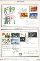 1992 Melis Zoltán olimpiai bajnok evezős és más sportolók aláírásai Barcelona, olimpia FDC-n         Signatures of Olympic champion rower Zoltán Melis and other athletes Barcelona, ??Olympics FDC