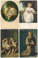 29 db RÉGI Stengel művészlap, közte litho / 29 pre-1945 Stengel art postcards, with litho