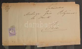 915 db Krajcáros bélyeg, köztük egykörös bélyegzések, összefüggések, néhány levél is, 8 lapos, közep...