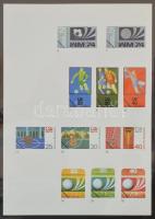 KOBRA 25 lapos levél berakó, benne kb. 70-80 db német FDC, illetve alkalmi boríték