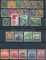 Luxemburg 1940-1941 2 sor, 2 stecklapon Mi 17-32, 33-41